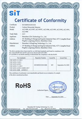 14 RoHS certificate