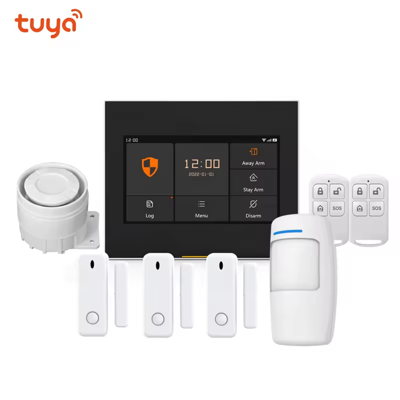 Touch Screen New GUI Tuya Wifi GSM/ 4G Alarm System LD-412