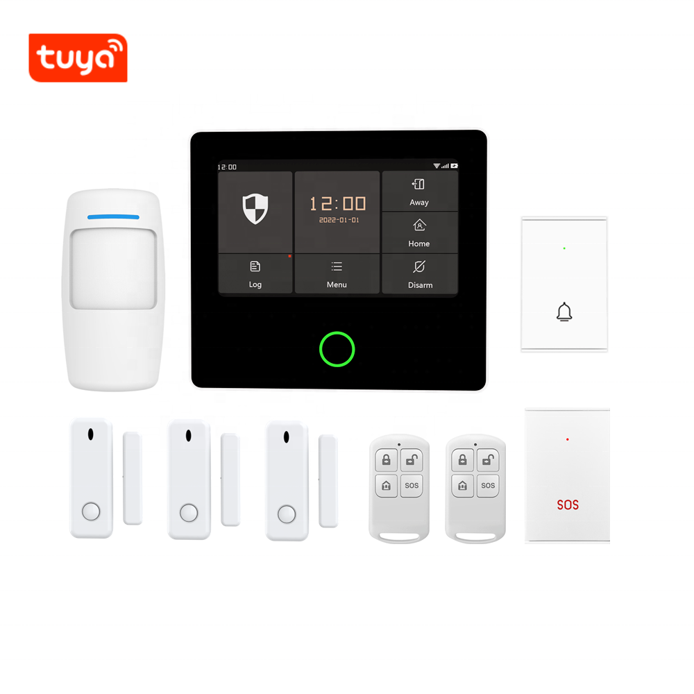 Touch Screen New GUI Tuya Wifi GSM/ 4G Alarm System LD-413